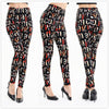 New Musical Note Printing Women Sexy Leggings High Waist Female Fitness Elasticity Pant Leggins Casual Clothing For Women