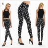 New Musical Note Printing Women Sexy Leggings High Waist Female Fitness Elasticity Pant Leggins Casual Clothing For Women