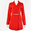 Office Suits for Women Spring Autumn Suit Jacket and Skirt Pink Blazer Suit Skirt and Elegant Jacket Korean Streetwear 2022