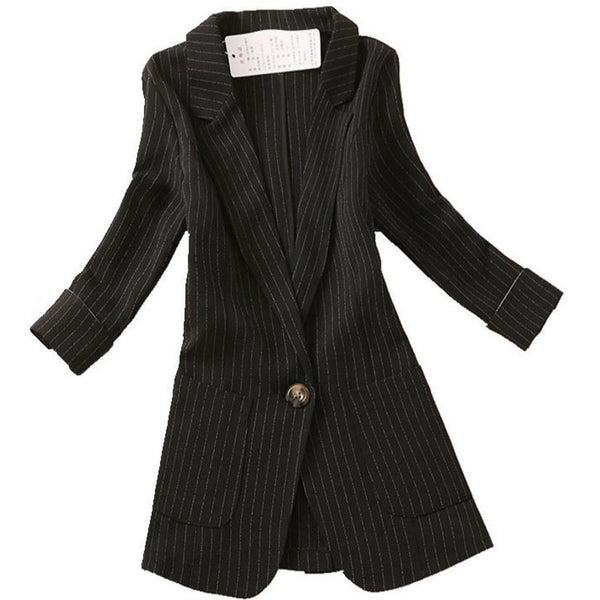 New Plaid long Suits for Women Designer Blazer Women's Long Sleeve Jackets Elegant Work Blazers