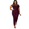 New Plus Size 4XL Sexy Lace Patchwork Jumpsuits For Women 2022 Solid Office Rompers Womens Jumpsuit Casual Femme Party Bodysuit