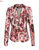 New Printed Blazer Women Plus Size Coat Elegant Blazers Casual Suit Jacket Floral Pattern Coat Chaquetas Mujer Outwear YC001005