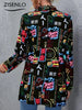 Printed Casual Blazer Woman Jacket Colorful Blazer Jacket for Women Female Blazer Coats Suit Blazer Women's Blazer Tailoring