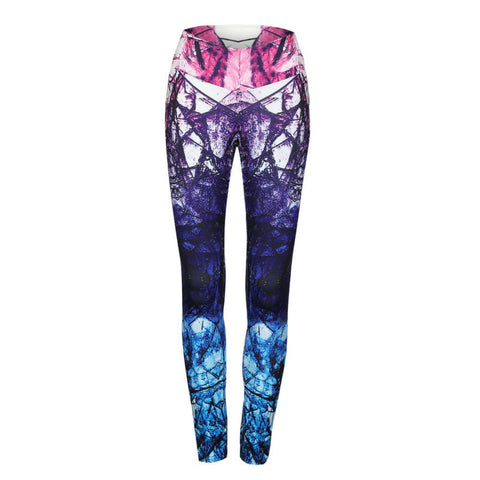 New Printed Sporting Pants Women Fitness Leggings High Waist Push Up Sexy Fitness Clothing Elastic Workout Sporting Leggings