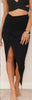 Sexy Irregular Skirts Women Summer Charm Split Long Skirt Slit Party Bodycon Skirt Gray Black Office Lady Skirts