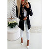 Slim Fit Female Casual Blazer Long Sleeves Fall Coats Europe and America Women's Single-breasted Blazer Jacket W1916