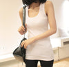New Solid Slim Women tank Tops Summer Sleeveless Jersey Cotton Tanks Camis Tees For Woman Sexy Top White Black Multicolor Vest