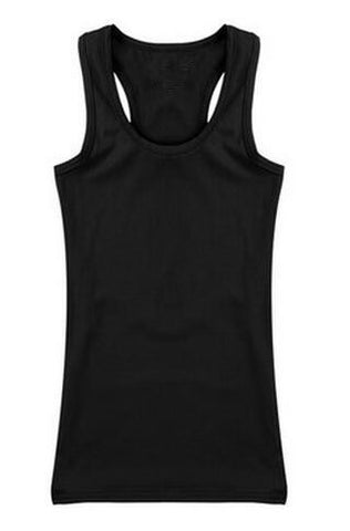 New Solid Slim Women tank Tops Summer Sleeveless Jersey Cotton Tanks Camis Tees For Woman Sexy Top White Black Multicolor Vest