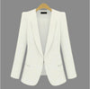 New Spring 2022 Women Blazers plus size fashion female slim blazer  Candy Color suit jacket ladies office coat Maxi Size S-4xl