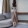 Spring Autumn 2022Retro Plaid Blazer Set Belt Jacket & Pleted Skirt 2 Pieces Skirt Suits Female Office Ladies Blazer Suit