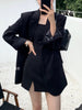 Spring Autumn Loose Women's Blazer Casual Notched Collar Long Sleeve Female Jackets 2023 Ladies Business Suit Coats