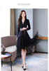 Spring Autumn Office Lady Casual Belt Jacket Blazers Women's Asymmetry Mesh Tulle Skirt Suits Temperament Slim Sets