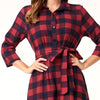 Spring Autumn Women's Casual Plaid Stitching Lace Long Arab Ladies Dress