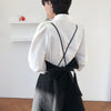 Spring Dress 2023 Women Single Breasted Lantern Sleeve Shirt Set+Camisole Bow Pleated Solid Dresses Office Elegant Dress