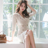 Spring Office Lady Suit Dress Sexy Casual Slim Button Business Style Knee-Length Slit Dress