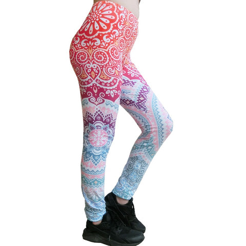 New Spring Women Legins Retro Arrows Printing Fashion Legging Sexy High Waist Woman Leggings Warm indoor stretch comfortable