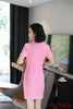 Style 2022 Summer Women Business Suits Two Piece Pink Skirt and Jacket Sets White Ladies Office Uniform Designs