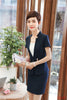 Style Ladies Skirt Suits for Women Business Suits Summer Black Blazer and Jacket Sets Office Uniform Designs