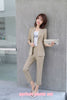 Style Women Suit Skirt  Summer  Blazer and Mini Pleated Skirt Set Complete Office Outfit Women  Skirt and Jacket Set Stripe