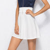 Summer High Waist Ball Pleated Skirts Harajuku Skirts Solid a-line Sailor Mini Skirt Plus Size Japanese School Uniform