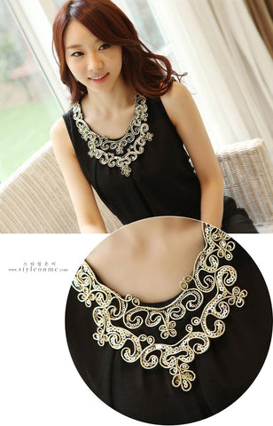 New Summer Sleeveless Vest Harness Top Fold White Chiffon Blouse Short Sleeve Shirt Women Vestidos LX063