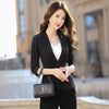 Summer Thin Small Suit Jacket 2023 Lady Slim Single Button Blazer Women Casual Seven Points Sleeve Coat S-5XL Y289