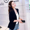 Summer Thin Small Suit Jacket 2023 Lady Slim Single Button Blazer Women Casual Sun Sunscreen Clothing S-5XL Y94