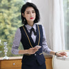Summer work wear women suits skirt OL plus size 4XL vest uniform female clothes vest +Skirt 2 set formal office ladies suits