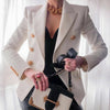 Thin Office Lady Blazer Jacket Women Long Sleeve Solid Casual Button Jackets Slim Fit Coats Chaquetas De Mujer 2022
