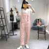 New Trendy Fish Embroidery Women Jumpsuits Casual Womens Overalls Sweet Female Korean Fashion Females Jumpsuit Student Style