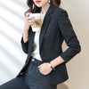 Women Blazer Spring Autumn Long Sleeve Lattice Casual Temperament Elegant Streetwear Loose Chic Basic Jackets