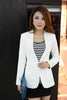 New  Women Blazer Spring Slim Top Elegant Double Breasted Short Design Clothes Blazer Suit Female Suit & Women Work Wear