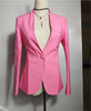 New  Women Blazer Spring Slim Top Elegant Double Breasted Short Design Clothes Blazer Suit Female Suit & Women Work Wear