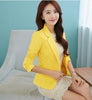 New Women Blazers & Jackets 7 Colors Solid Blazer Women blazer Coat Slim  style One Button Outerwear Short Blazer Feminino