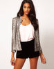 New Women Casual Basic Autumn Winter Sequins Top blusas Blazer Fashion Coat Jacket Long Sleeve Large Size