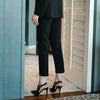 Women Business Suit Spring Autumn 2023 Elegant Chic  Office Lady Formal Work Suit Slim Black Pants Suit