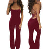 New Women Ladies Sexy Off Shoulder Playsuit Bodycon Bandage Slim Skinny Casual Backless Party Jumpsuit Romper Trousers 4 Colors