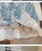 Women Skirts Suits 2022 Ruffles Lace Up Bows Shirts Blouses + Denim Lace Embroidery Skirt Suits Clothing Sets NS399