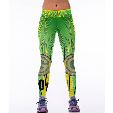 New Women Sporting Legging American Footballs Team 3D Printed Wide Waist Sexy Women's Lady Leggings Leggin Fitness Sportswear