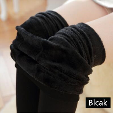 New Year Fashion Winter Style Women's Leggings 8 Color Sexy Pants Solid Color Windproof Keep Warm Plus Velvet Leggings 9QR466