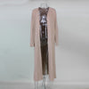 New arrival Autumn Winter Women Long Jacket Pocket Elegant Open Front Coat Thicken Cover-up Outwear