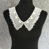 arrive White U shape Lace Collar Embroidered Applique Neckline Lace Collar Embellishments Trims Wedding Dress Accessories