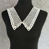 arrive White U shape Lace Collar Embroidered Applique Neckline Lace Collar Embellishments Trims Wedding Dress Accessories