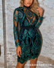 bead embroidered dress