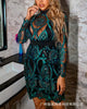 bead embroidered dress