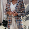 women blazer plaid coat clothing