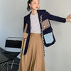 female suits design feeling restoring ancient ways small coat of long splicing suit jacket