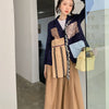 female suits design feeling restoring ancient ways small coat of long splicing suit jacket
