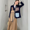 female suits design feeling restoring ancient ways small coat of long splicing suit jacket