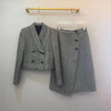 high-quality puff sleeve lapel suit for autumn and winter